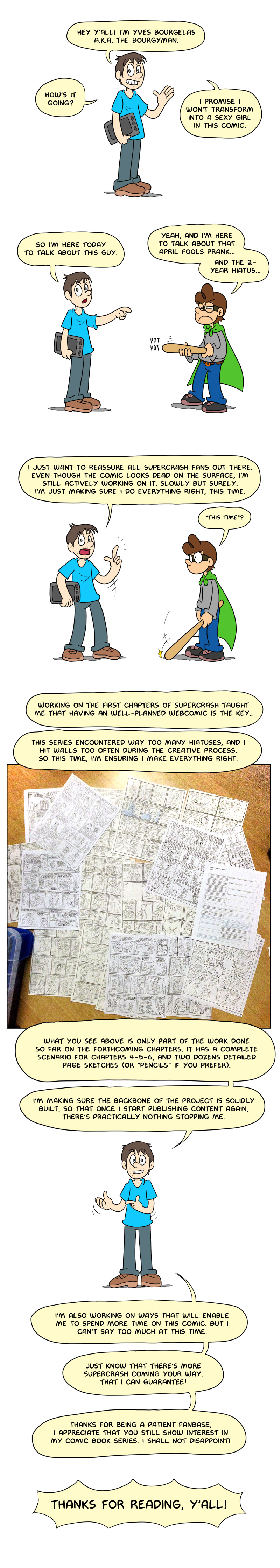 An important announcement (serious, this time)
