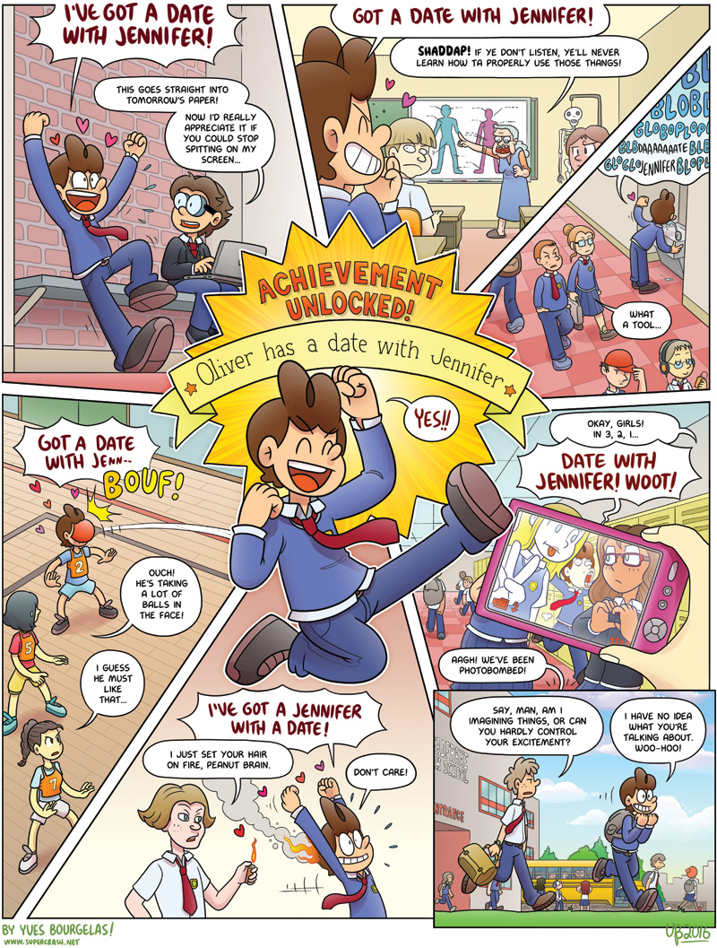 Oh no! This comic page exploded! There are panel shards everywhere, now! Careful where you walk!
