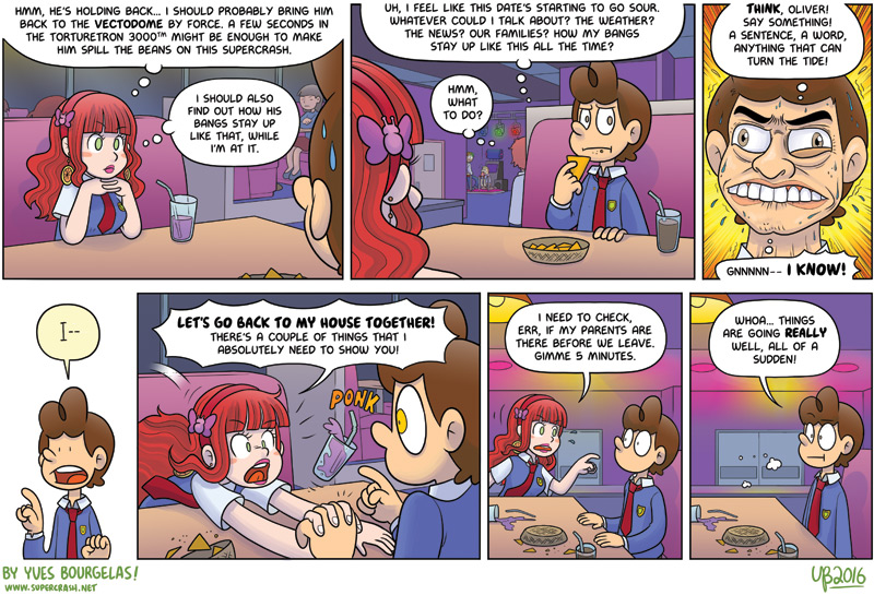 I can just imagine this: "Oliver's Guide to Dating Girls: How To Make Them Say YES After 1 SINGLE Word!". Instant best-seller.