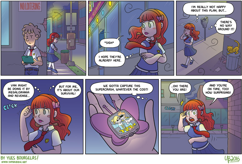 I hope this particular comic isn't TOO MUCH of a reveal to you guys, regarding the character of Jennifer. I mean, all the hints were there before as to what her identity was, right? Or did I just spoil it for you?